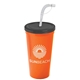Sport Sipper Cup with Straw Lid - 24 oz