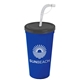 Sport Sipper Cup with Straw Lid - 24 oz