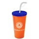 Sport Sipper Cup with Straw Lid - 24 oz