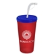 Sport Sipper Cup with Straw Lid - 24 oz