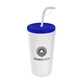Sport Sipper Cup with Straw Lid - 24 oz