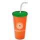 Sport Sipper Cup with Straw Lid - 24 oz
