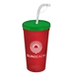 Sport Sipper Cup with Straw Lid - 24 oz
