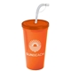 Sport Sipper Cup with Straw Lid - 24 oz