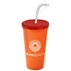 Sport Sipper Cup with Straw Lid - 24 oz