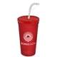 Sport Sipper Cup with Straw Lid - 24 oz