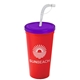Sport Sipper Cup with Straw Lid - 24 oz