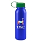 Terrain - 24 oz Metalike Bottle with Tethered lid and Digital Imprint