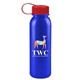 Terrain - 24 oz Metalike Bottle with Tethered lid and Digital Imprint