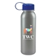 Terrain - 24 oz Metalike Bottle with Tethered lid and Digital Imprint