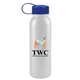 Terrain - 24 oz Metalike Bottle with Tethered lid and Digital Imprint