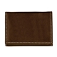 Andrew Philips(R) Leather Contrast Stitch Tri - Fold Wallet