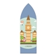 Gothic Arch Full Color Paper Bookmark