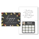 Greeting Card with Magnetic Calendar