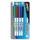 Set of 4 Fine Tip Dry Erase Markers - Assorted - USA Made