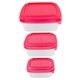 Square Portion Control Containers