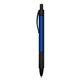 RETRAX Smooth Grip Metallic Retractable Ball Point Pen With Soft Touch Rubberized Trim - Black ink