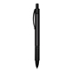 RETRAX Smooth Grip Metallic Retractable Ball Point Pen With Soft Touch Rubberized Trim - Black ink