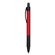 RETRAX Smooth Grip Metallic Retractable Ball Point Pen With Soft Touch Rubberized Trim - Black ink