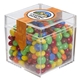 Cube Shaped Acrylic Container With Candy