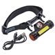 Best Buddy Tools(R) Nightline COB + LED Rechargeable Headlamp