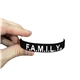 1/2 Rush Laser Debossed Silicone Wristbands 2 Ply