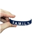 1/2 Rush Laser Debossed Silicone Wristbands 2 Ply