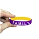 1/2 Rush Laser Debossed Silicone Wristbands 2 Ply