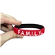 1/2 Rush Laser Debossed Silicone Wristbands 2 Ply