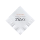 Beverage Napkin - White