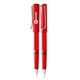 LAMY Safari Red Fountain Pen w / Gomfort Grip and Spring - Loaded Clip