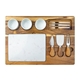 Milton 11- Piece Acacia Wood Cheese Set