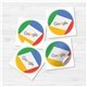 2 x 2 Circle Sticker