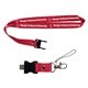 Berkeley Custom Printed Lanyard USB Flash Drive