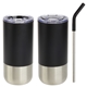 Oxford 16 oz Stainless Steel / Polypropylene Tumbler with Straw