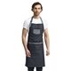 Artisan Collection by Reprime Unisex Domain Contrast Denim Bib Apron
