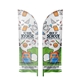 IMPORT 15 Single - Sided Feather Flag with Ground Spike
