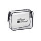 Orangebag Clear Vinyl TSA Friendly Cosmetic Clutch Bag