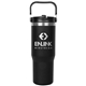 30oz. Stainless Steel Insulated Mug with Handle and Built - In Straw