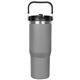30oz. Stainless Steel Insulated Mug with Handle and Built - In Straw