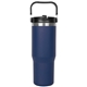 30oz. Stainless Steel Insulated Mug with Handle and Built - In Straw