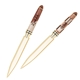 Unique Pattern Solid Wood Handle Letter Opener