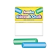 2 Pack of Round Jumbo Sidewalk Chalk With Full Color Decal
