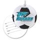 Ultra - Thin Round Luggage Tag with Clear Strap