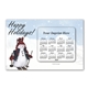 SuperSeal Laminated Card With Calendar Magnet