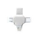 Cicero 3 Way Metal USB