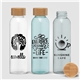 Alpine - 17 oz Glass Bottle with Bamboo Lid