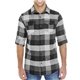 Burnside The Legendary Two Pocket Mens Plaid Flannel