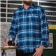 Burnside The Legendary Two Pocket Mens Plaid Flannel