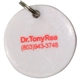 Key Tag Keyring Round